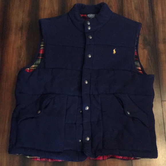 ralph lauren quilted vest mens